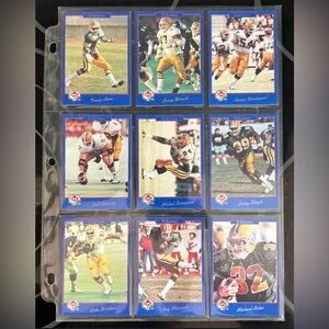 🏈1991 Canadian Football League, JOGO cards, Full Set (x220)